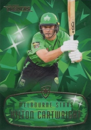 CRICKET - Traders 2022-23 - MOJO Emerald #ME107 - Hilton Cartwright SN30 - Melbourne Stars