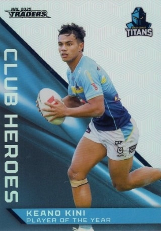 NRL - 2025 Traders - Club Heroes #CH14 - Keano Kini - Gold Coast Titans