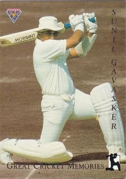 CRICKET - 1994-95 Futera - Great Cricket Memories #GCM4 - Sunil Gavaskar SN5000 - India