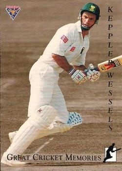 CRICKET - 1994-95 Futera - Great Cricket Memories #GCM7 - Kepler Wessels SN5000 - South Africa