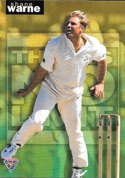 CRICKET - 1995-96 Futera - There's No Limit #TNL03 - Shane Warne - Australia