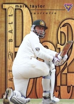 CRICKET - 1995-96 Futera - Bat 2 Ball #B2B03 - Mark Taylor / Pramodya Wickramasinghe SN4500 - Australia / Sri Lanka