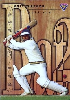CRICKET - 1995-96 Futera - Bat 2 Ball #B2B08 - Asif Mujtaba / Carl Hooper SN4500 - Pakistan / West Indies