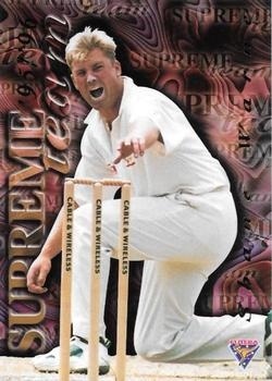 CRICKET - 1995-96 Futera - Supreme Team #ST09 - Shane Warne SN7000 - Australia