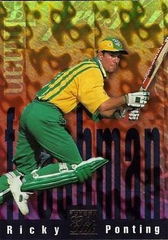 CRICKET - 1996 Futera Elite - Freshman #F2 - Ricky Ponting SN2000 - Australia