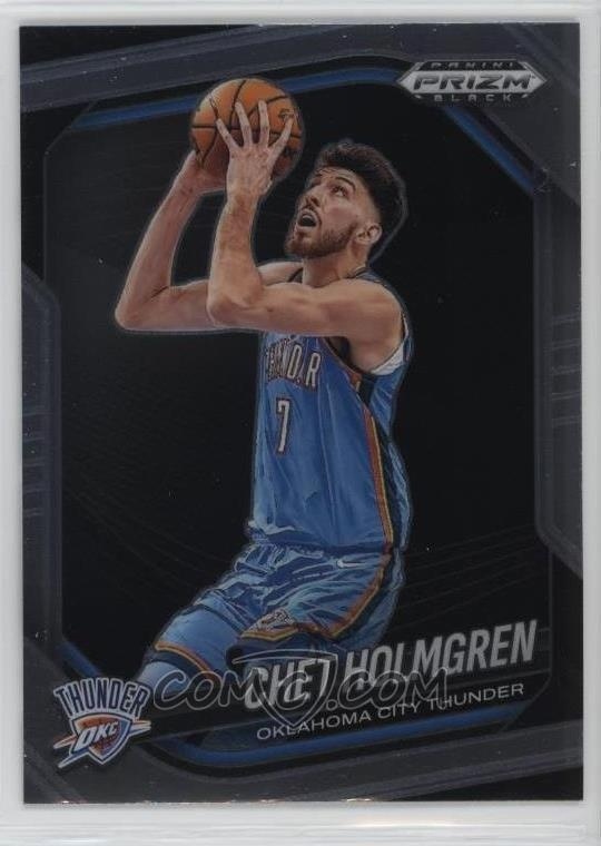 2024-25 Panini  Prizm Black - #173 Chet Holmgren - OKC Thunder