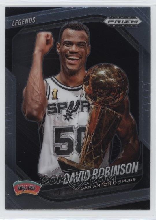 2024-25 Panini  Prizm Black - #282 David Robinson LGD - San Antonio Spurs