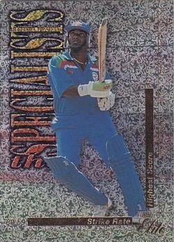 CRICKET - 1996 Futera Elite - The Specialists #TS09 - Aravinda De Silva SN6000 - Sri Lanka