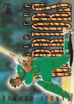 CRICKET - 1996 Futera World Cup - World Cup Warriors #WC08 - Hansie Cronje SN2000 - South Africa