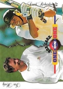 CRICKET - 1997-98 Select - Box Card One on One #B4 - Ian Healy / David Richardson - Australia / South Africa