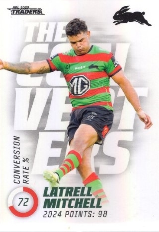 NRL - 2025 Traders - The Converters #TC13 - Latrell Mitchell - South Sydney Rabbitohs