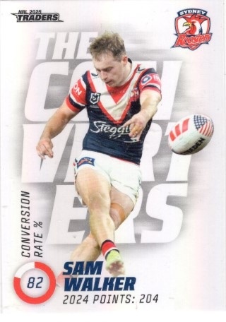 NRL - 2025 Traders - The Converters #TC15 - Sam Walker - Sydney Roosters