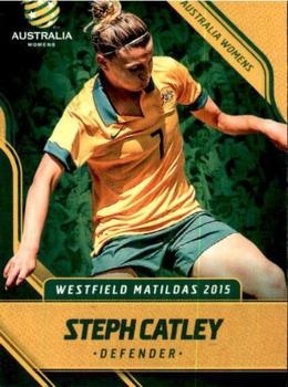 SOCCER - 2015-16 Tap N Play Football Australia - #025 Steph Catley - Australia Matildas