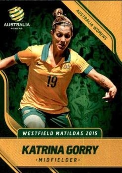 SOCCER - 2015-16 Tap N Play Football Australia - #028 Katrina Gorry - Australia Matildas
