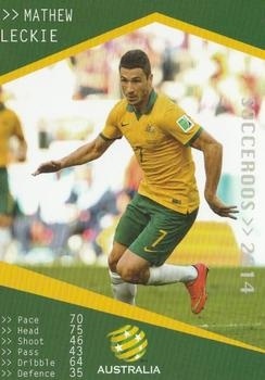 SOCCER - 2014-15 Tap N Play Football Australia - #NNO Mathew Leckie - Australia