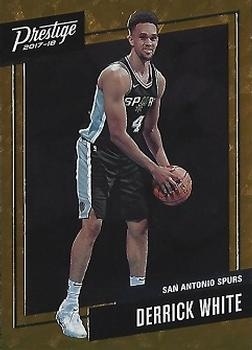 2017-18 Prestige - Micro Etch Rookies Orange #028 - Derrick White ROOKIE - San Antonio Spurs