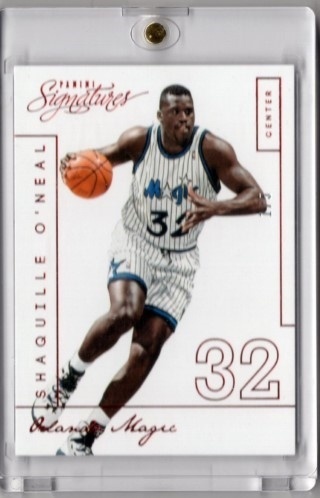 2013-14 Panini Signatures - Red #210 - Shaquille O'Neal SN5 - Orlando Magic