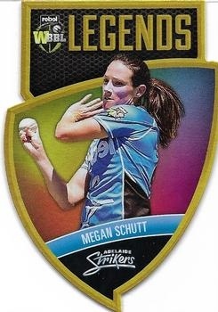 CRICKET - 2018-19 Tap N Play - Club Legends Shield #CLS-09 - Megan Schutt SN750 - Adelaide Strikers