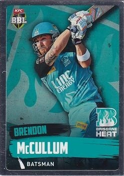 CRICKET - 2015-16 Tap N Play Big Bash - Silver #087 - Brendon McCullum - Brisbane Heat