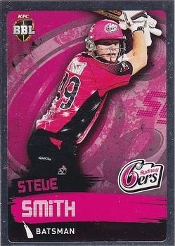 CRICKET - 2015-16 Tap N Play Big Bash - Silver #164 - Steve Smith - Sydney Sixers