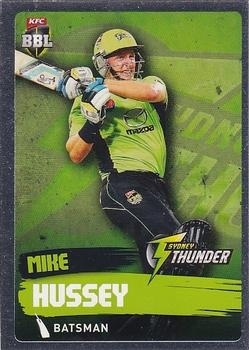 CRICKET - 2015-16 Tap N Play Big Bash - Silver #172 - Mike Hussey - Sydney Thunder