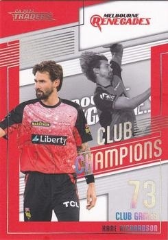 CRICKET - Traders 2024-25 - Club Champions #CC07 - Kane Richardson - Melbourne Renegades
