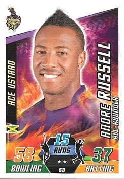 CRICKET - 2014-15 Topps Cricket Attax IPL - #060 Andre Russell - Kolkata Knight Riders