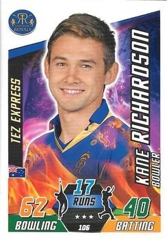 CRICKET - 2014-15 Topps Cricket Attax IPL - #106 Kane Richardson - Rajasthan Royals