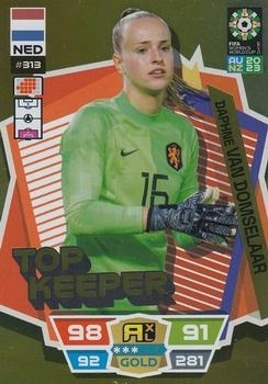 SOCCER - 2023 Panini Adrenalyn XL Women's World Cup - #313 Top Keeper - Daphne van Domselaar TK - Netherlands
