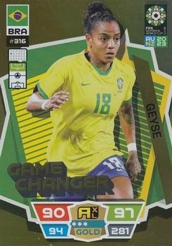 SOCCER - 2023 Panini Adrenalyn XL Women's World Cup - #316 Game Changer - Geyse GC - Brazil