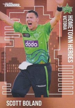 CRICKET - Traders 2024-25 - Hometown Heroes Bronze #HHB17 - Scott Boland PR320 - Melbourne Stars