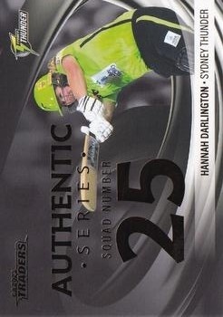 CRICKET - Traders 2023-24 - Authentics Foil Number #AN10 - Hannah Darlington - Sydney Thunder
