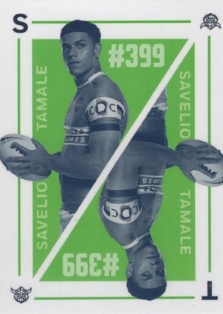 NRL - 2025 Raiders Member Collector Card - #NNO Savelio Tamale PROMO - Canberra Raiders