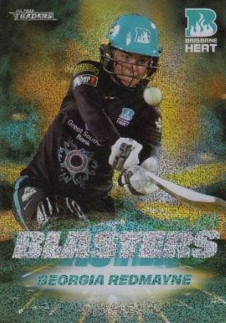 CRICKET - Traders 2022-23 - Blasters Priority - #B12 - Georgia Redmayne SN34 - Brisbane Heat