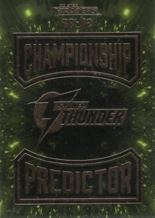 CRICKET - Traders 2022-23 - Champions Predictor BBL #CP08 - Sydney Thunder SN145