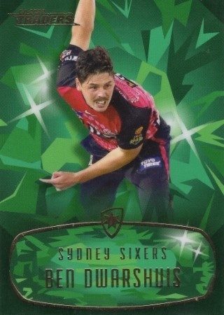 CRICKET - Traders 2022-23 - MOJO Emerald #ME133 - Ben Dwarshuis SN30 - Sydney Sixers