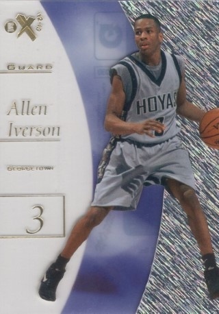 2012-13 Fleer Retro - 97-98 EX2001 #EX-34 - Allen Iverson - Georgetown Hoyas