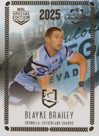 NRL - 2025 NRL Special Edition Las Vegas - #LV05 Blayke Brailey - Cronulla Sharks