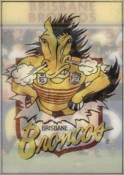 NRL - 1992 Daily Telegraph Colourgrams - Club Logo #NNO - Brisbane Broncos