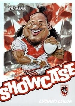 NRL - 2025 Traders - Showcase Caricature #S15 - Luciano Leilua - St. George-Illawarra Dragons
