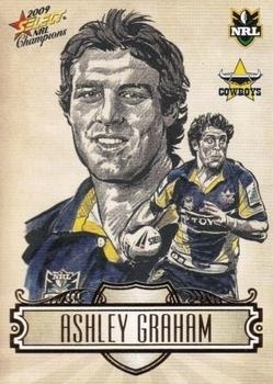 NRL - 2009 Select Champions - Sketch Cards #SK18 - Ashley Graham - North Queensland Cowboys