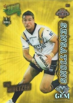 NRL - 2010 Select Champions - Sensation Gems #SG31 - Tim Moltzen - Wests Tigers