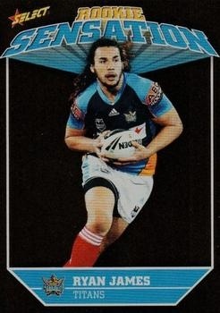 NRL - 2011 Select Champions - Rookie Sensation #RS06 - Ryan James - Gold Coast Titans