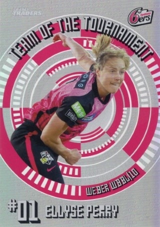 CRICKET - Traders 2025-26 - Team of the Tournament Silver #TTS01 - Ellyse Perry SN200 - Sydney Sixers