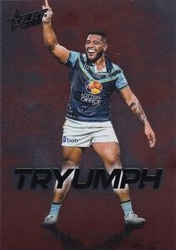 NRL - 2026 Select - Tryumph Red #TR033 - Moeaki Fotuaika - Gold Coast Titans
