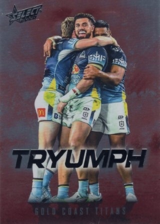 NRL - 2026 Select - Tryumph Red #TR036 - Titans Team - Gold Coast Titans