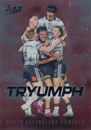 NRL - 2026 Select - Tryumph Red #TR060 - Cowboys Team - North Queensland Cowboys