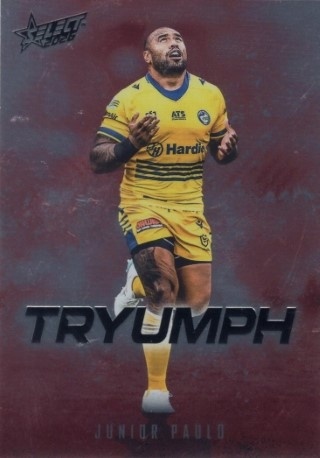 NRL - 2026 Select - Tryumph Red #TR063 - Junior Paulo - Parramatta Eels