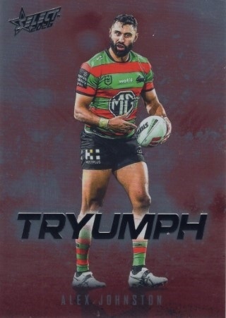 NRL - 2026 Select - Tryumph Red #TR073 - Alex Johnston - South Sydney Rabbitohs