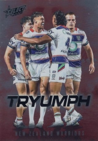 NRL - 2026 Select - Tryumph Red #TR096 - Warriors Team - New Zealand Warriors